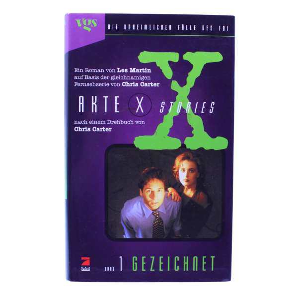 Akte X Stories Roman Nr. 1 Gezeichnet (1996) | hoppla-stuff.de